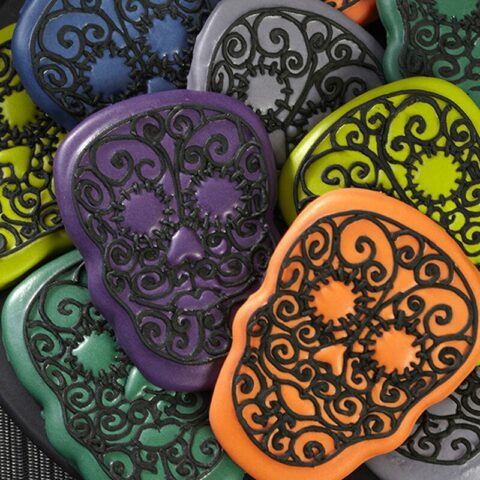 galletas en forma del día de los muertos